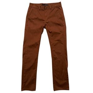 KR3W Kslim Jeans Mens Size 30 Denim Stretch Skateboarding Brown